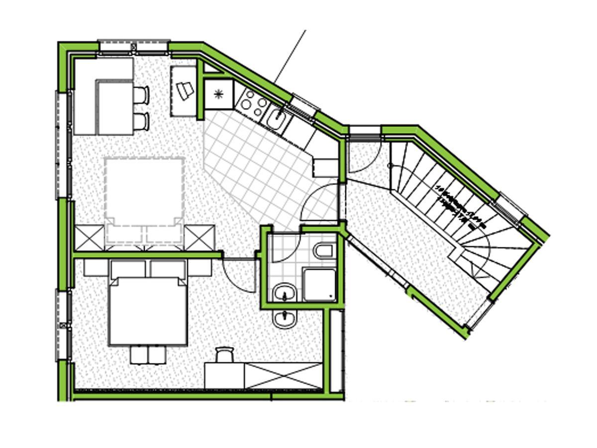 Appartements Zermatt Paradies Phòng bức ảnh